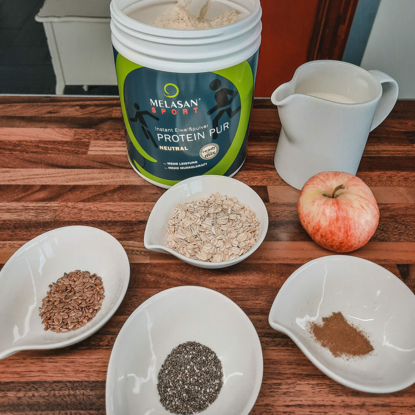 Proteine & Ballaststoffe zum Frühstück Melasan Sport Sportnahrung