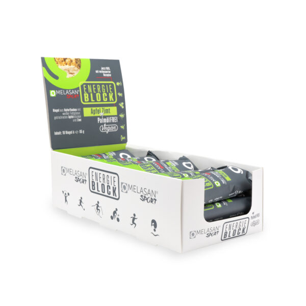 ENERGIEBLOCK 18er Box - Apfel-Zimt